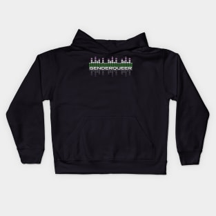 Music Equalizer Bars - Genderqueer Kids Hoodie